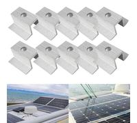 PV Solar Panel Middle Clamp 3 5MM Aluminum Alloy for Frame for Heights 2550MM, Provides Stable Fixing and Maintains Correct Module Orientation (50mm )