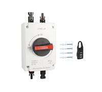 PV Solar Photovoltaic Disconnect Switch, LONQ-40 DC Isolator Switch IP66 Waterproof DC1000V 32A 4P