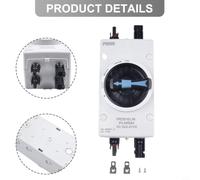Pv Switch 1000vdc Ip66-32a 2 Isolator Disconnect Main | Array Pv Dc 4p Switch Combiner Box Strings