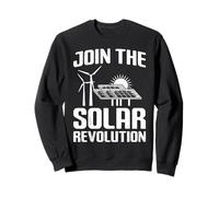 PV System JOIN THE SOLAR REVOLUTION Funny Eco Electricity Sweatshirt