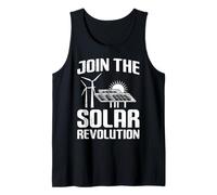 PV System JOIN THE SOLAR REVOLUTION Funny Eco Electricity Tank Top