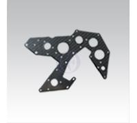 PV0316 Thunder Tiger Chassis Side Plates Carbon Bottom (2) TRA^