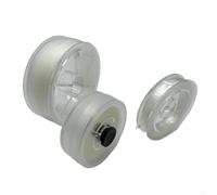 PVA Fishing Water Soluble Tape Dissolvable Tape String For Carp Fishing Water Soluble Bag Rigs,Transparent Material(10M*35mm)