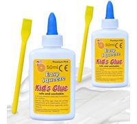 PVA Glue for Crafting, Kids Glue with Spreader, Washable 100ml 2 x 50ml