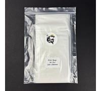 PVA SOLID BAGS - 6 SIZES - PACK QTY 50 - BEST VALUE FROM CARP KING (100MM X 200MM)
