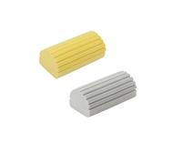 PVA Sponge Block Set, 2-Pack, High Density Multi-Functional Cleaning Sponges, 11.5 cm x 6.5 cm, Yellow and Grey