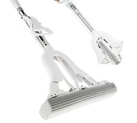 PVA Sponge Mop for Cleaning Floors, Self Wringing Mop Super Absorbent Sponge Mop with Telescopic Handle, Wet and Dry Use Floor Mop Squeeze Roller Mop for Kitchen Bathroom Home Cleaning Tools(A)