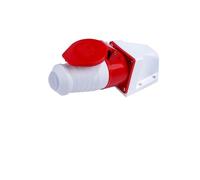 PVASROQWM Industrial Plug and Socket Connector Aviation Three-core Four-core Five-Hole 16A/32A Waterproof Non-Explosion-Proof Docking Set(4 Core 32a Surface Mounted Set)