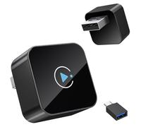 PVBCTCSID Wireless CarPlay Adapter & Android Auto Dongle-2-in-1 Wired to Wireless Converter, Plug & Play Fast Auto-Connect, No Delay Compact Design for iPhone Android USB/USB-C