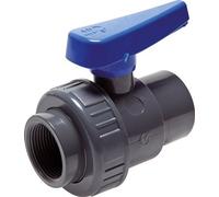 PVC 2-way Ball Valve Single Union Rp 3'' EPDM