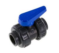 PVC 2-way Ball Valve True Union 25 mm Socket EPDM PE Ball Seal