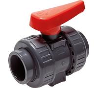 PVC 2-way Ball Valve True Union 90 mm Socket EPDM PTFE Ball Seal