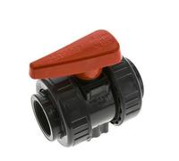 PVC 2-way Ball Valve True Union Rp 1 1/2'' EPDM PTFE Ball Seal