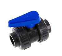 PVC 2-way Ball Valve True Union Rp 3/4'' EPDM PE Ball Seal