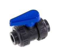 PVC 2-way Ball Valve True Union Rp 3/8'' EPDM