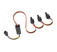 PVC 4Pin CPU To Large 4Pin Power Cable Extension For PC Hard Disk Connection Cord 1 To1/2/3/4 Splitter