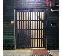 PVC Accordion Folding Door with Window 80in & 96in Bathroom Kitchen Door Clear Magnetic Multi Fold Privacy Door with Handle & Track Black (70x210cm 27.5x82.7in)