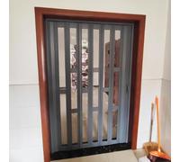 PVC Accordion Sliding Folding Door70x70cm & 66x70cm Interior Divider White Multifold Doors for Space Saving Stylish Room Separation Durable & Easy to Install (167x152cm/66x60in)