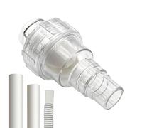 PVC Air Conditioning Drain Valve with Sealed Flap Odor Proof | AC Condensate Drain Line Check Valve for Dehumidifier Bathroom Kitchen Basement