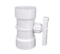 PVC Air Damper, Multiple Sizes, Duct Control Valve, Manual Airflow Adjustment, Reliable PVC Build, for HVAC Ventilation and Grow Rooms(75mm)