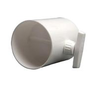 PVC Air Portable Round Manual Regulating Valve 75/100/150/160/200mm Pipe Air Volume Ventilation(160mm)