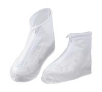 PVC Ankle Boot Protectors - Anti-Slip Footwear Jacket, Elastic Drawstring Gaiters | Thickened Travel Shell, Weatherproof Pavement Grip for Crosswalk Hike, Urban Walking, Camp Fieldwalk, Wet Season