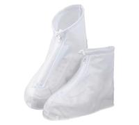 PVC Ankle Boot Protectors - Anti-Slip Footwear Jacket, Elastic Drawstring Gaiters | Thickened Travel Shell, Weatherproof Pavement Grip for Crosswalk Hike, Urban Walking, Camp Fieldwalk, Wet Season