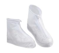 PVC Ankle Boot Protectors - Anti-Slip Footwear Jacket, Elastic Drawstring Gaiters | Thickened Travel Shell, Weatherproof Pavement Grip for Crosswalk Hike, Urban Walking, Camp Fieldwalk, Wet Season