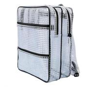 Pvc Anti-static Cleanroom Backpack - 17.7 Inch Engineer Tool Bag, ESD Protection Computer Work Bag, Dust-free Clear Backpack for Semiconductor, Optical, Healthcare Industry, Travel