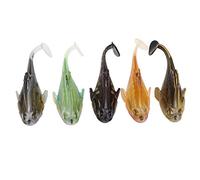 PVC Artificial Simulation Soft Fish Shape Lure Bait Hook Fishing Tackle Water Sea Fresh