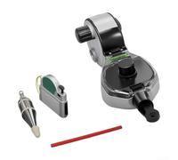 PVC Automatic Scribing Tool Quick Wind Handle Black White(6meter) | for hd level bubble, precise horizontal alignment, quick measurement, 21cm body, black and white color