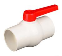PVC Ball Valve 90mm 3 Inch for Household Plumbing - Robust Plastic Joint Water Control Fitting White(90pvc -3 inches)