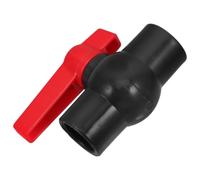 PVC Ball Valve Water Pipe Fitting with Inline Socket Connections | Leak-resistant Seal, Suitable for PVC Slip Pipes and Garden Hoses, Handles Air, Gas, Liquid or Steam