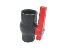 PVC Ball Valve Water Supply Valve U Compact Female Threaded Two Way Ball Valve for Control and Stop Flow (DN40 Φ50mm)
