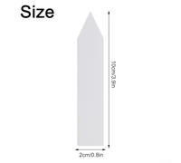 PVC Based Plant Labels for Garden Use on Orchids Roses Shrubs and Herbs Reusable Sun Resistant and Designed for Long Term Plant Identification (120 pcs plant tagspointy)