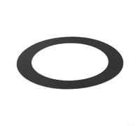 PVC Bass Drum Bottom Ring for Port Hole Protection(Black)
