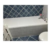 PVC Bathtub Insulation Cover Foldable MultiFunction Bathtub Lid White Bathtub Shelf for Various Sizes (80 x) Heat Retention Waterproof Easy to Clean