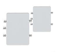 PVC Beach Bag Organizer Storage Divider with 5 Clips, Portable Travel Luggage Accessory - For Summer Trips, Compact Closet Organization Solution, White