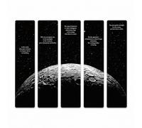 PVC Bookmark Frosted Finish Literary, Gazing at the Galaxy