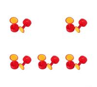 PVC Bottle Cap Sprinklers 10pcs Mixed Color Fits Plastic Bottles | Efficient watering system for gardens and indoor plants Direct for root hydration Compact 4.5 x 3 x 2.4 cm size