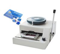PVC Card Code Printer, Manual Card Embossing Machine, 72 Characters PVC Card Embosser Stamper, for PVC, Credit Card