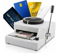 PVC Card Embosser, 72 Characters Manual Embossing Machine, Credit ID VIP Code Gift Card Printer Letterpress Stamping Print Machine~/