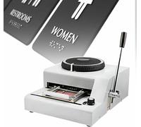 Pvc Card Embosser, 72 Characters, Stamping Coding Machine, For Card Making Pvc And Id Vip Card~/