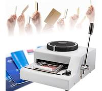 PVC Card Embossing Coding Machine, 72-Character Manual Stamper for Catering, Securities Trading Cards, Perfect for Customized Card Printing