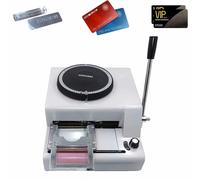 PVC Card Embossing Machine - Manual ID Card Stamping & Membership Card Embosser for Coding and Personalization~/