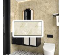 PVC Ceiling Tiles for Bathroom - Waterproof Shower Wall Panels Decorative Stick-On Sheets Easy Cut & Washable Ceiling Covering Ideal for Wet Areas Durable & Stylish Design