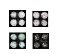 PVC Christmas Ball Ornaments Set of 4 Featuring Vintage Retro Design for Classic Tree Decorations and Creating a Warm Holiday Atmosphere (10cm Green)