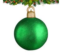 PVC Christmas Balls - Outdoor Giant, Oversized Ornaments | 17.7 Inches PVC Inflatable Christma Ball, Large Yard Decorations for Garden Lawn Porch, Holiday Inflatables Outdoors Balll, Reusable Sea