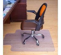 PVC Clear Non-Slip Office Chair Desk Mat Carpet Floor Protector 90*120CM