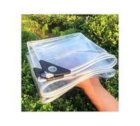 PVC Clear Tarpaulin - Heavy-Duty Transparent Greenhouse Cover for Garden, Backyard, Kitchen, Windows - All-Weather Protection, Multiple Sizes from 1.0x2.0m to 4.0x8.0m.